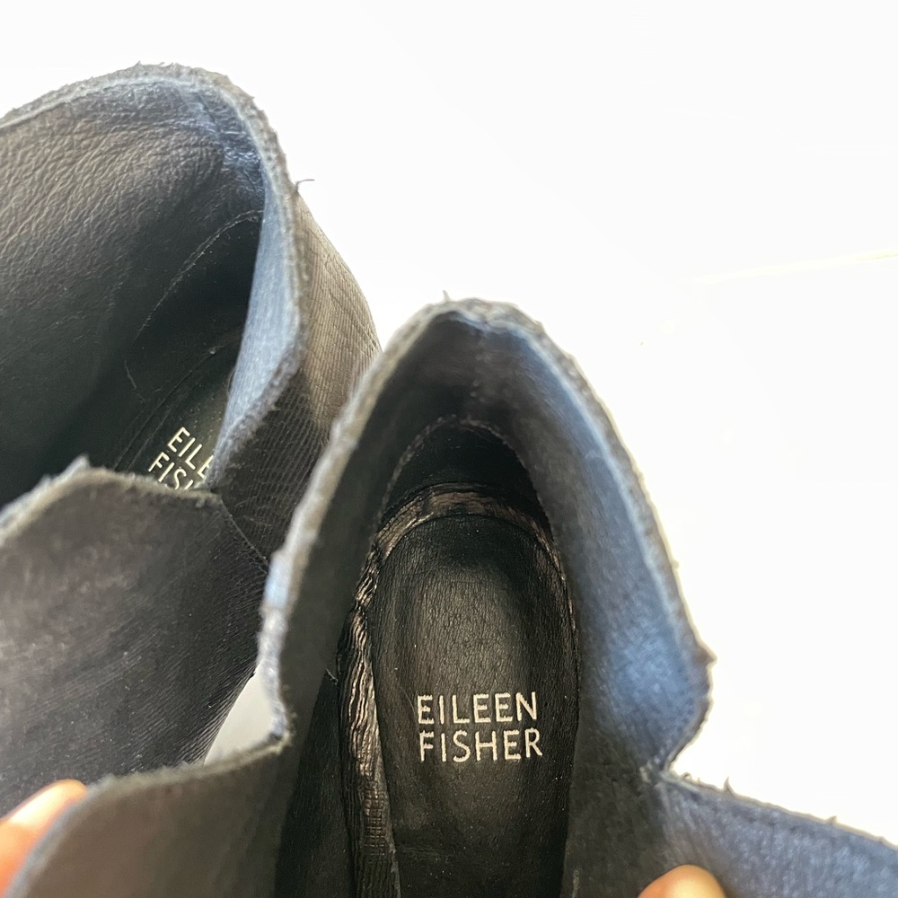 Eileen Fisher Open Toe Zip Booties - Picture 6 of 6